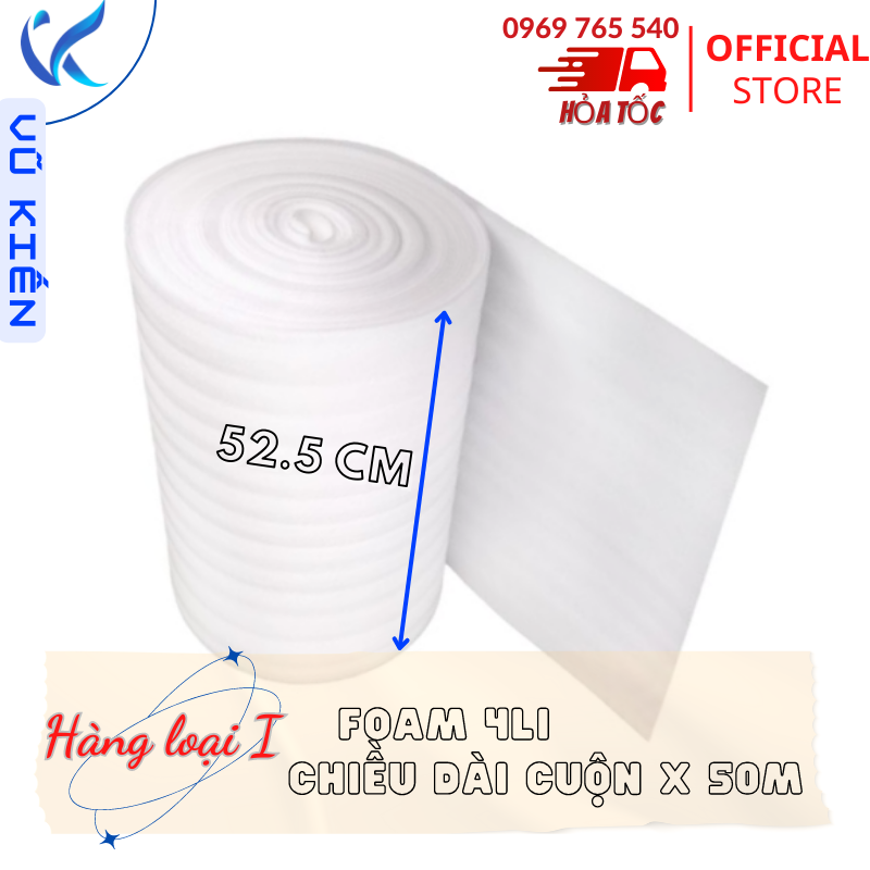 Foam 4mm cắt đôi